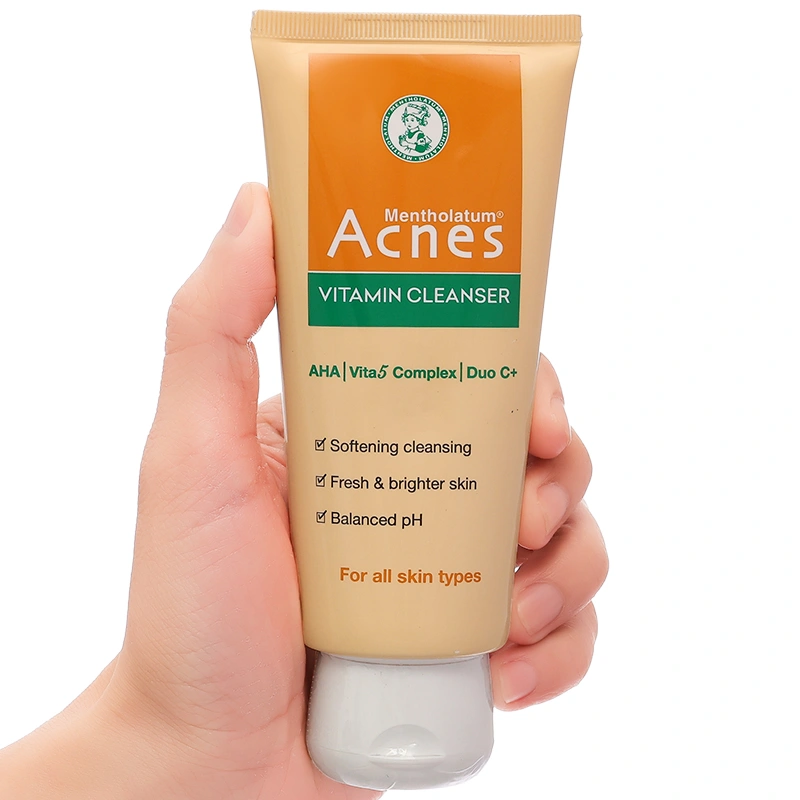 Kem rửa mặt Acnes Vitamin sáng da, mờ sẹo thâm tuýp 100g - 3